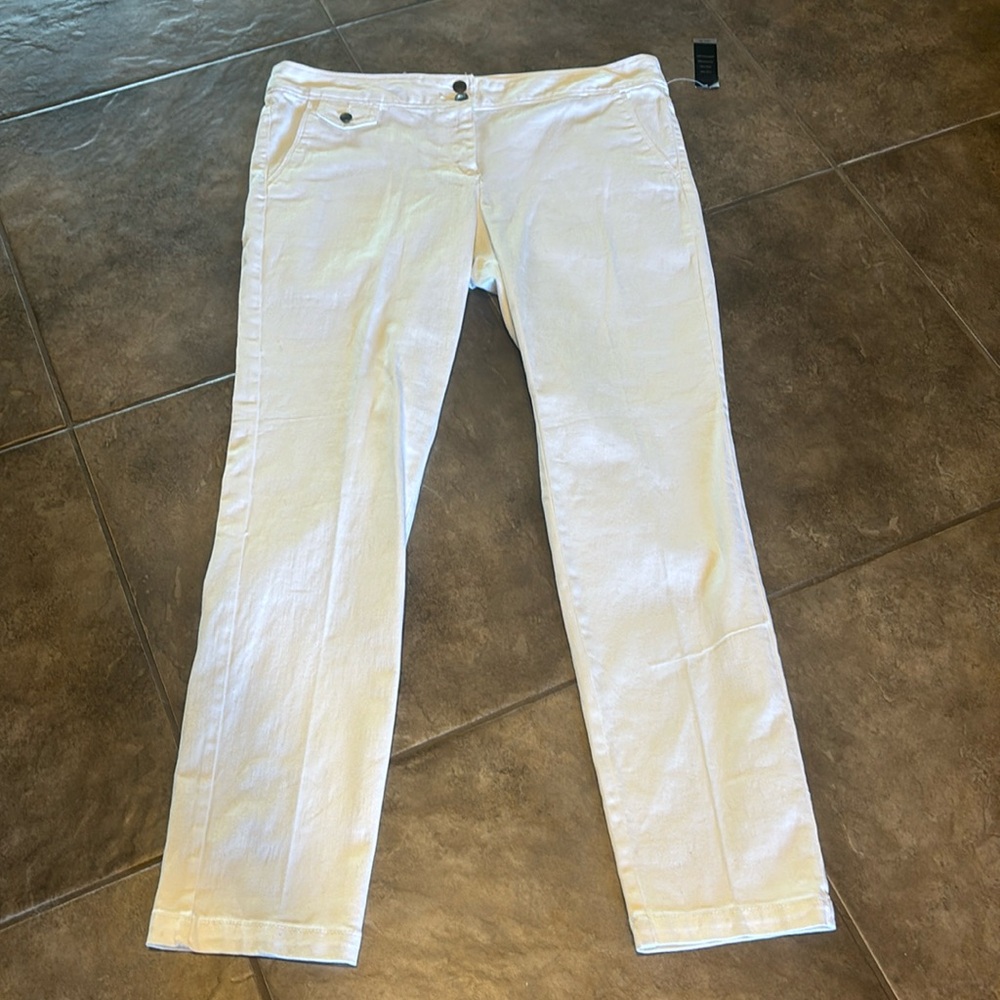 NWT! White denim jeans.  A great summer wardrobe staple.  Women’s size 14.